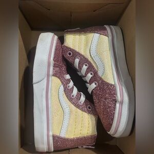 Toddler vans Glitter Sneakers - Pink and Cream